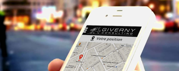 Application mobile Android de la conciergerie privée Giverny Consulting